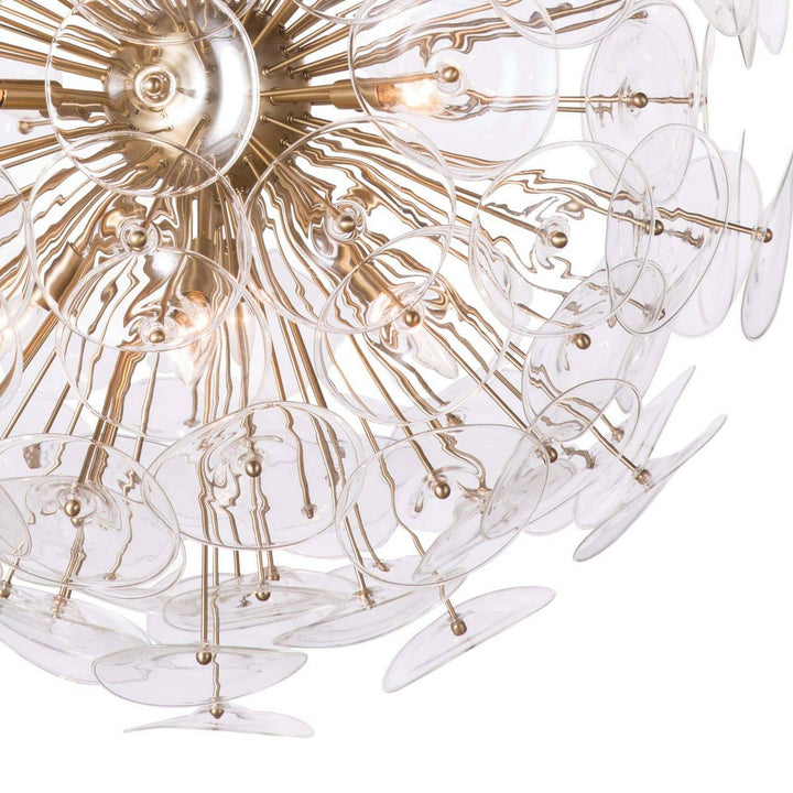 Regina Andrew Poppy 16-1188CLR Chandelier Light - Natural Brass