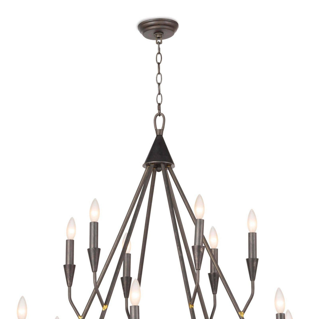 Regina Andrew Sierra 16-1212 Chandelier Light - Blackened Steel