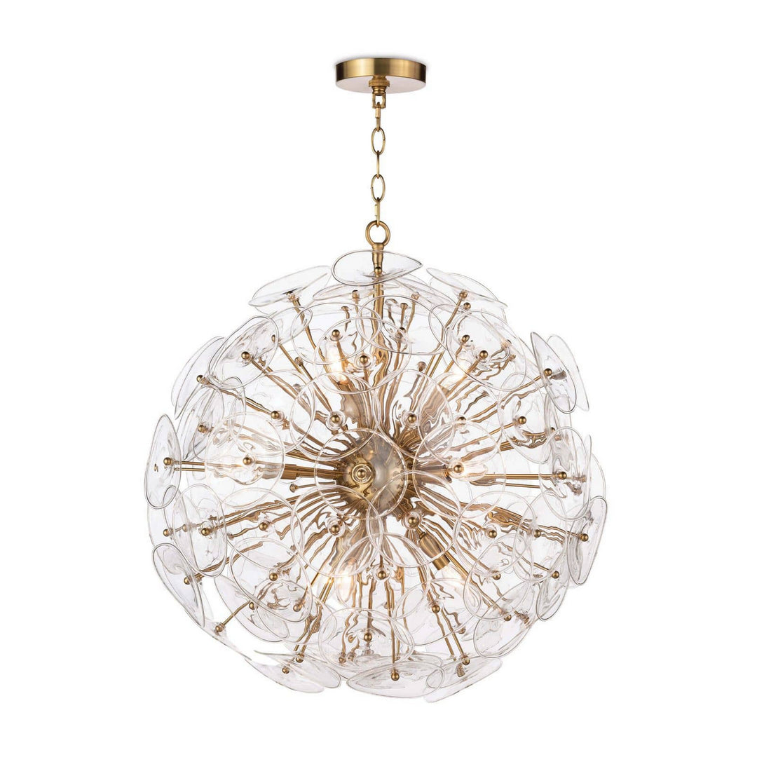 Regina Andrew Poppy 16-1243CLR Chandelier Light - Natural Brass