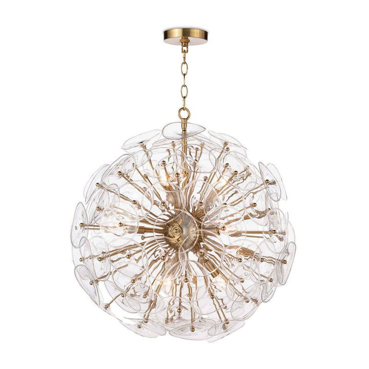 Regina Andrew Poppy 16-1243CLR Chandelier Light - Natural Brass