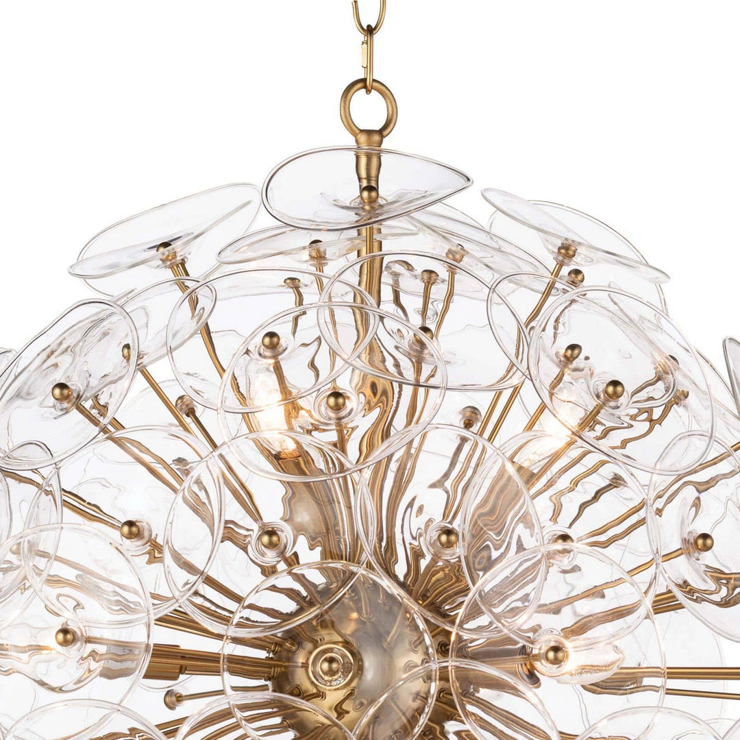 Regina Andrew Poppy 16-1243CLR Chandelier Light - Natural Brass