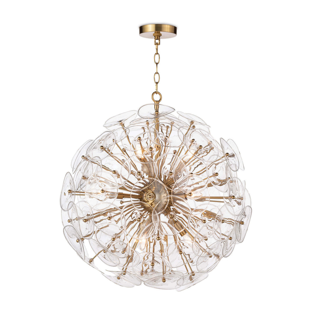 Regina Andrew Poppy 16-1243CLR Chandelier Light - Natural Brass