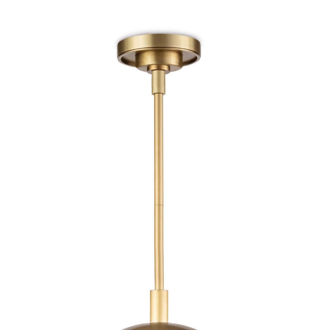 Regina Andrew Cafe 16-1246NB Pendant Light - Natural Brass