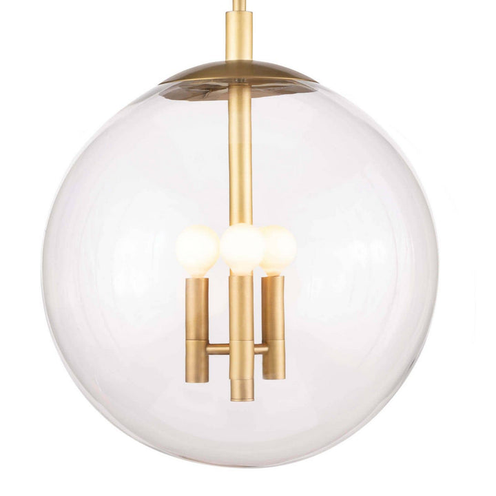 Regina Andrew Cafe 16-1246NB Pendant Light - Natural Brass