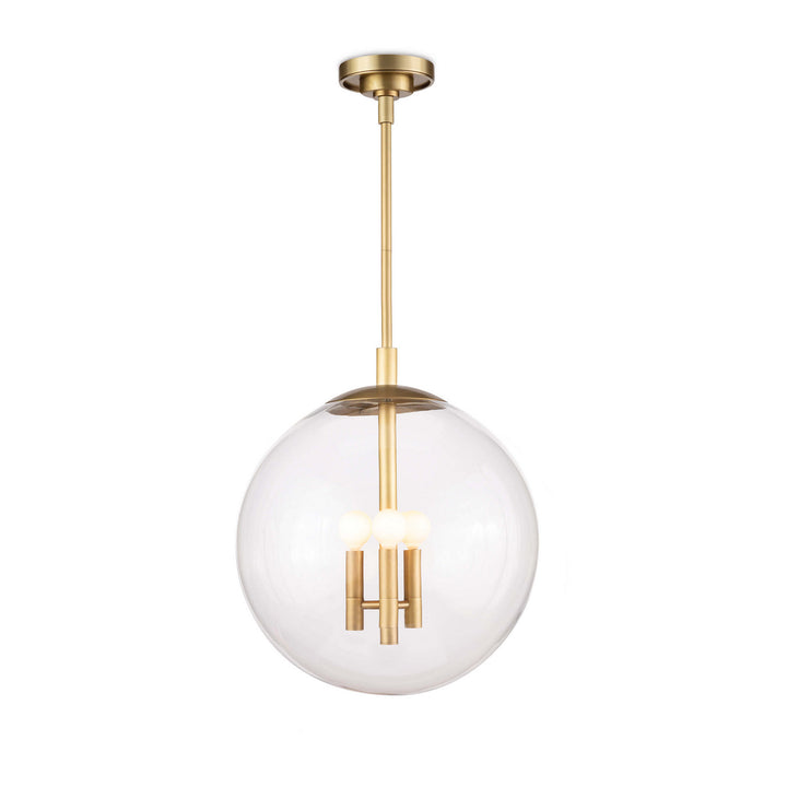 Regina Andrew Cafe 16-1246NB Pendant Light - Natural Brass