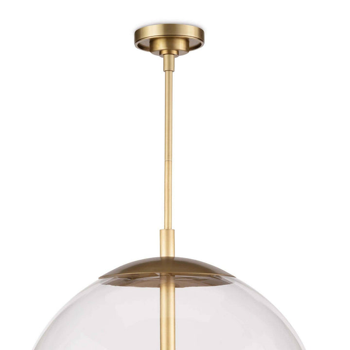 Regina Andrew Cafe 16-1248NB Pendant Light - Natural Brass