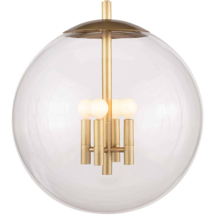 Regina Andrew Cafe 16-1248NB Pendant Light - Natural Brass