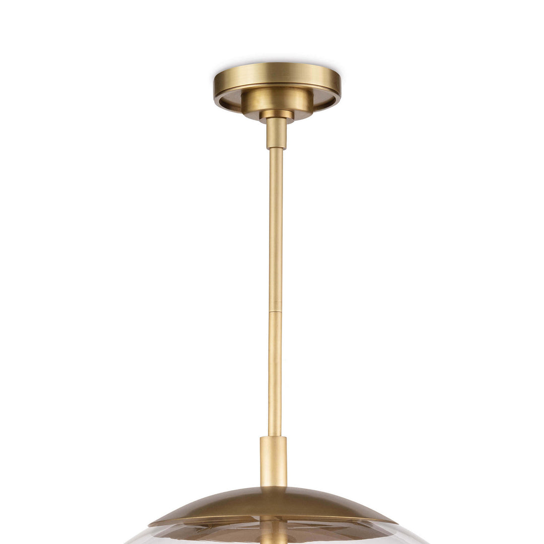 Regina Andrew Cafe 16-1248NB Pendant Light - Natural Brass