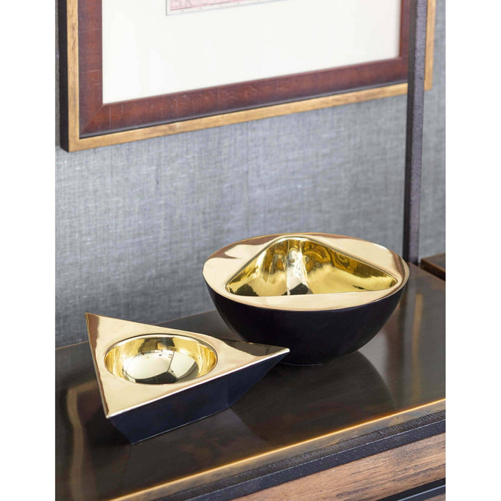 Regina Andrew 20-1306 Tobias Bowl Home Decor Brass - Polished / Cast