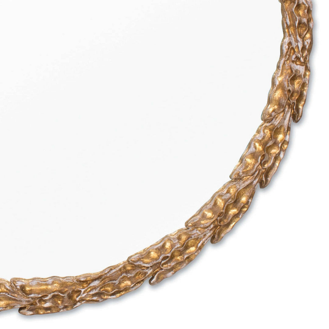 Regina Andrew 21-1087  Olive Mirror Gold Leaf