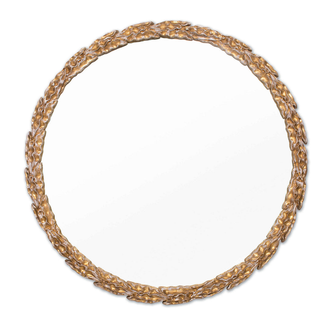 Regina Andrew 21-1087  Olive Mirror Gold Leaf