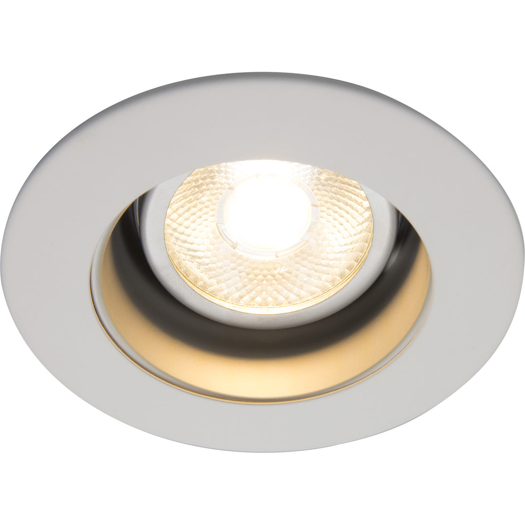 Beach Lighting R3-421MWAA  Adjustable Trim Recessed Light Pewter, Nickel, Silver