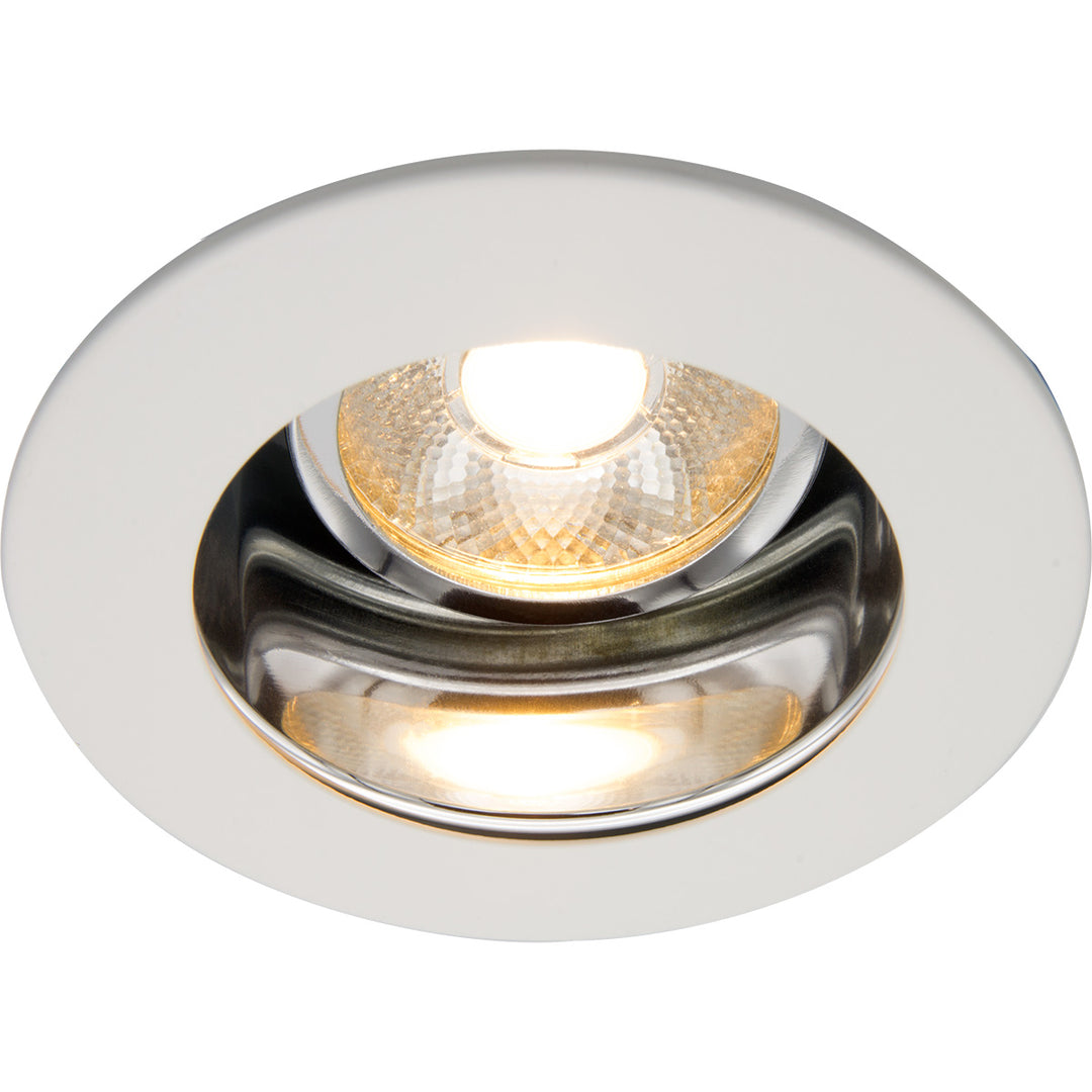 Beach Lighting R3-421MWCL  Adjustable Trim Recessed Light White