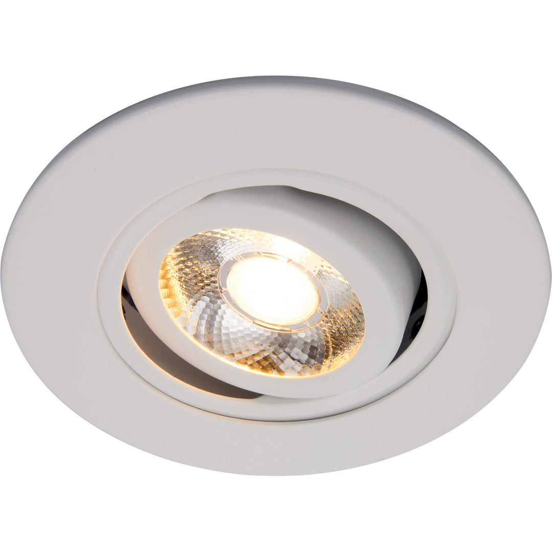 Beach Lighting R3-488MW  Adjustable Trim Recessed Light White