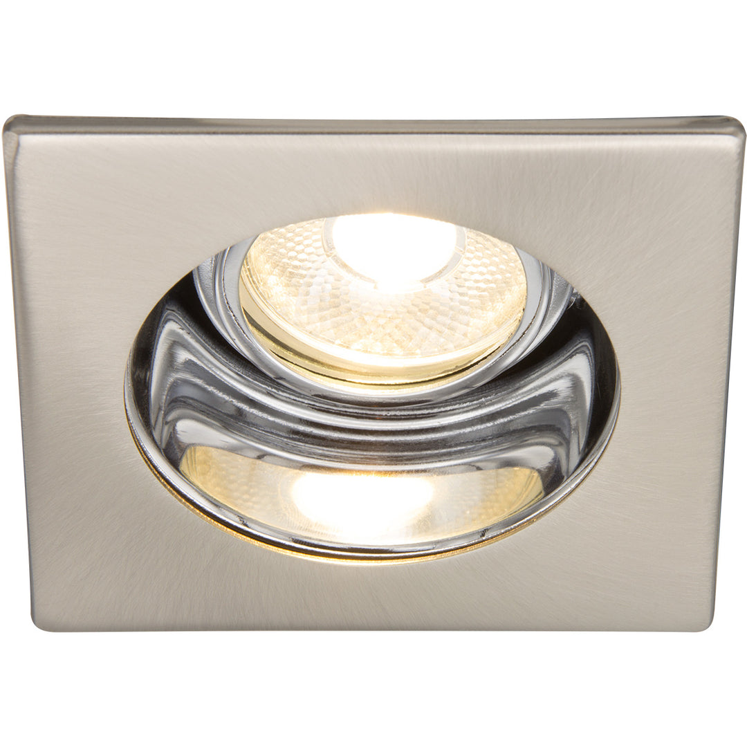 Beach Lighting R3-521BNCL  Adjustable Trim Recessed Light Pewter, Nickel, Silver