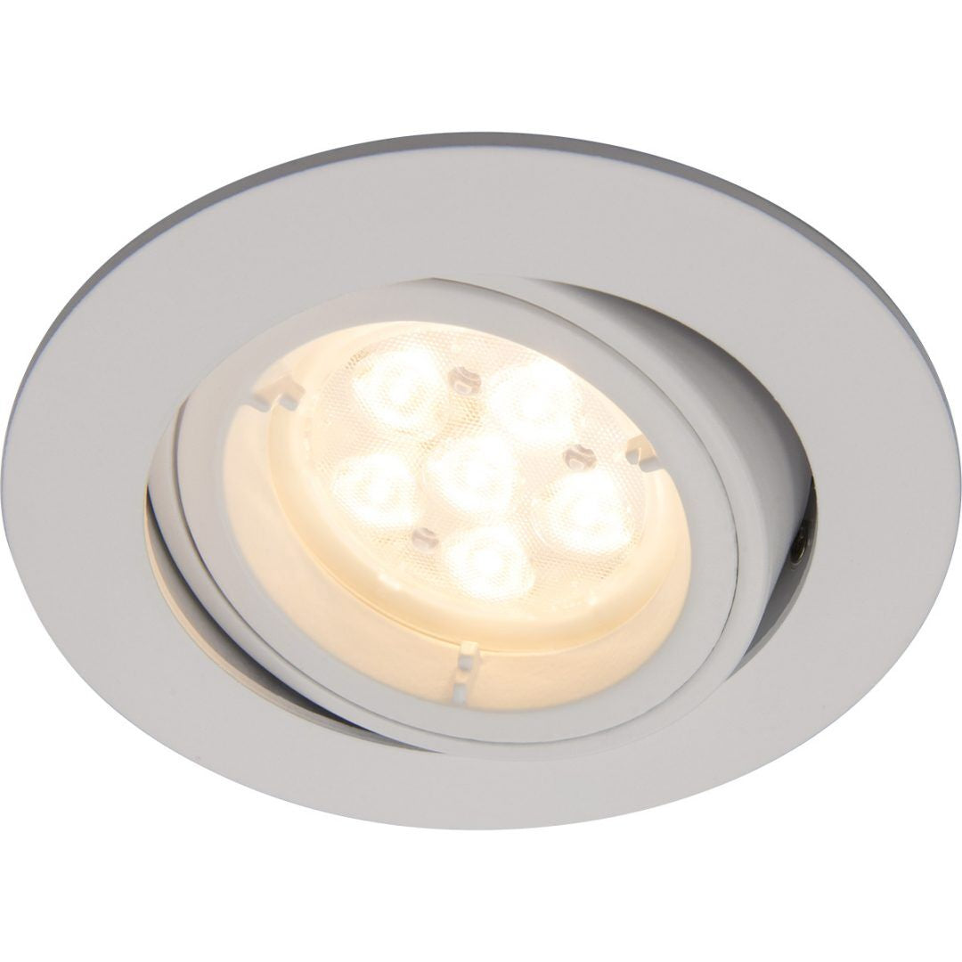 Beach Lighting R3-DR488MW  Adjustable Trim Recessed Light White