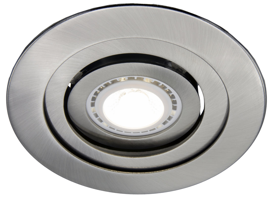 Beach Lighting R4-488BN  Adjustable Trim Recessed Light Pewter, Nickel, Silver