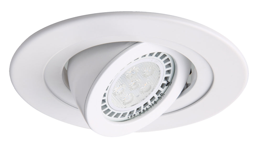 Beach Lighting R4-488MW  Adjustable Trim Recessed Light White