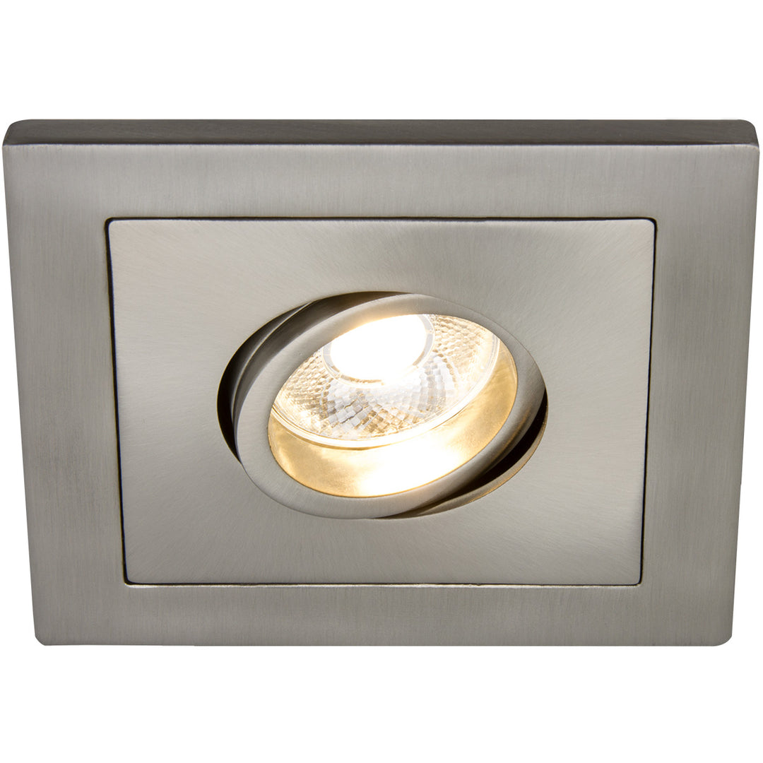 Beach Lighting R4-DS88BN  Adjustable Trim Recessed Light Pewter, Nickel, Silver