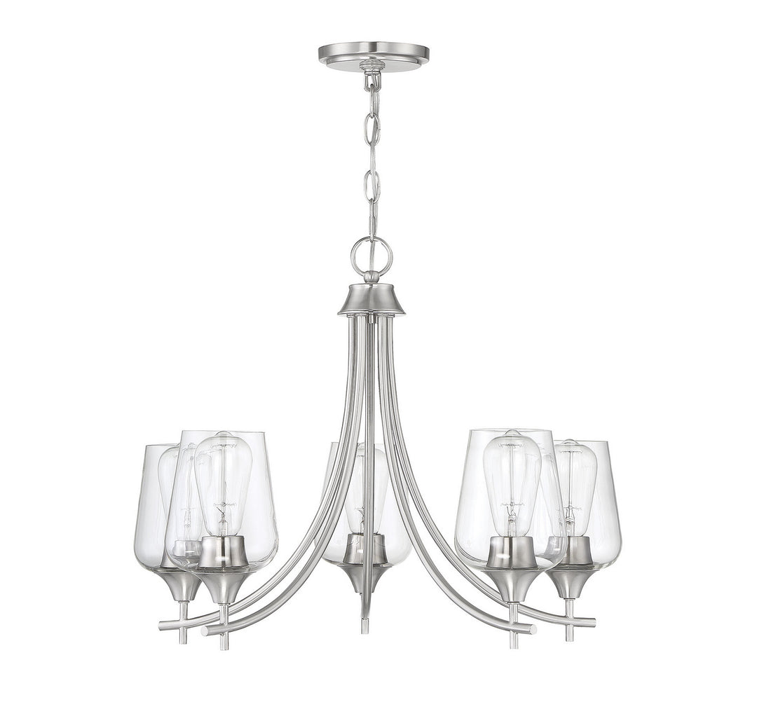 Savoy House Octave 1-4032-5-SN Chandelier Light - Satin Nickel