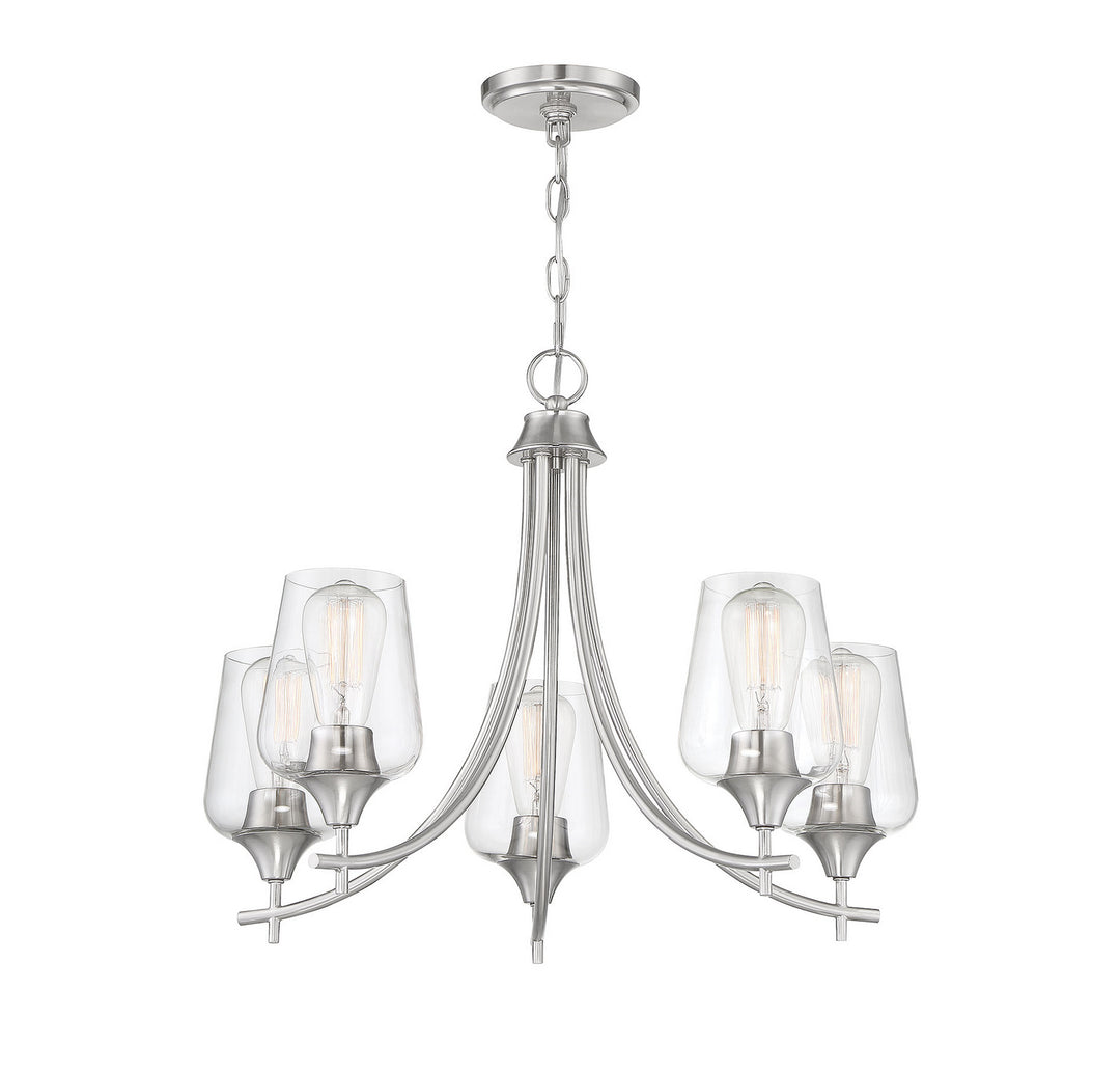 Savoy House Octave 1-4032-5-SN Chandelier Light - Satin Nickel