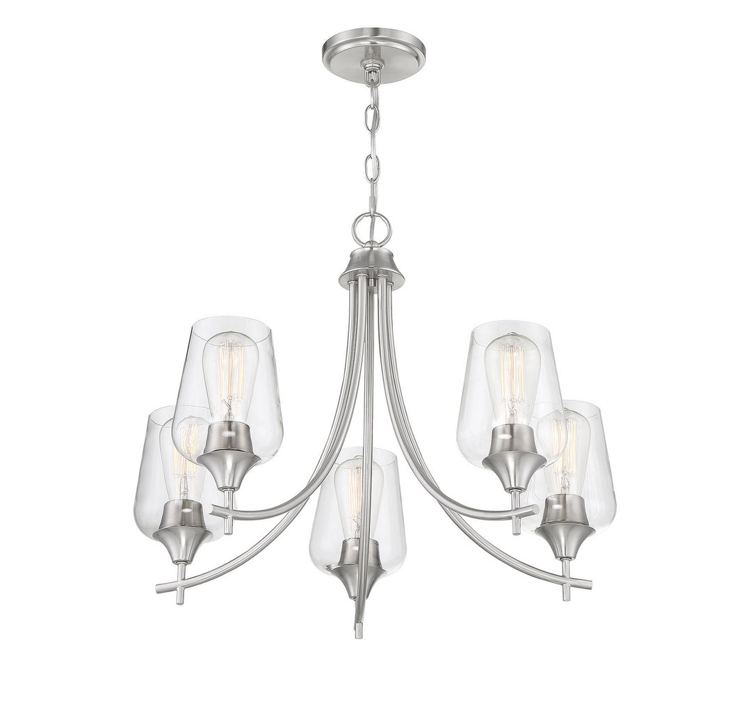 Savoy House Octave 1-4032-5-SN Chandelier Light - Satin Nickel