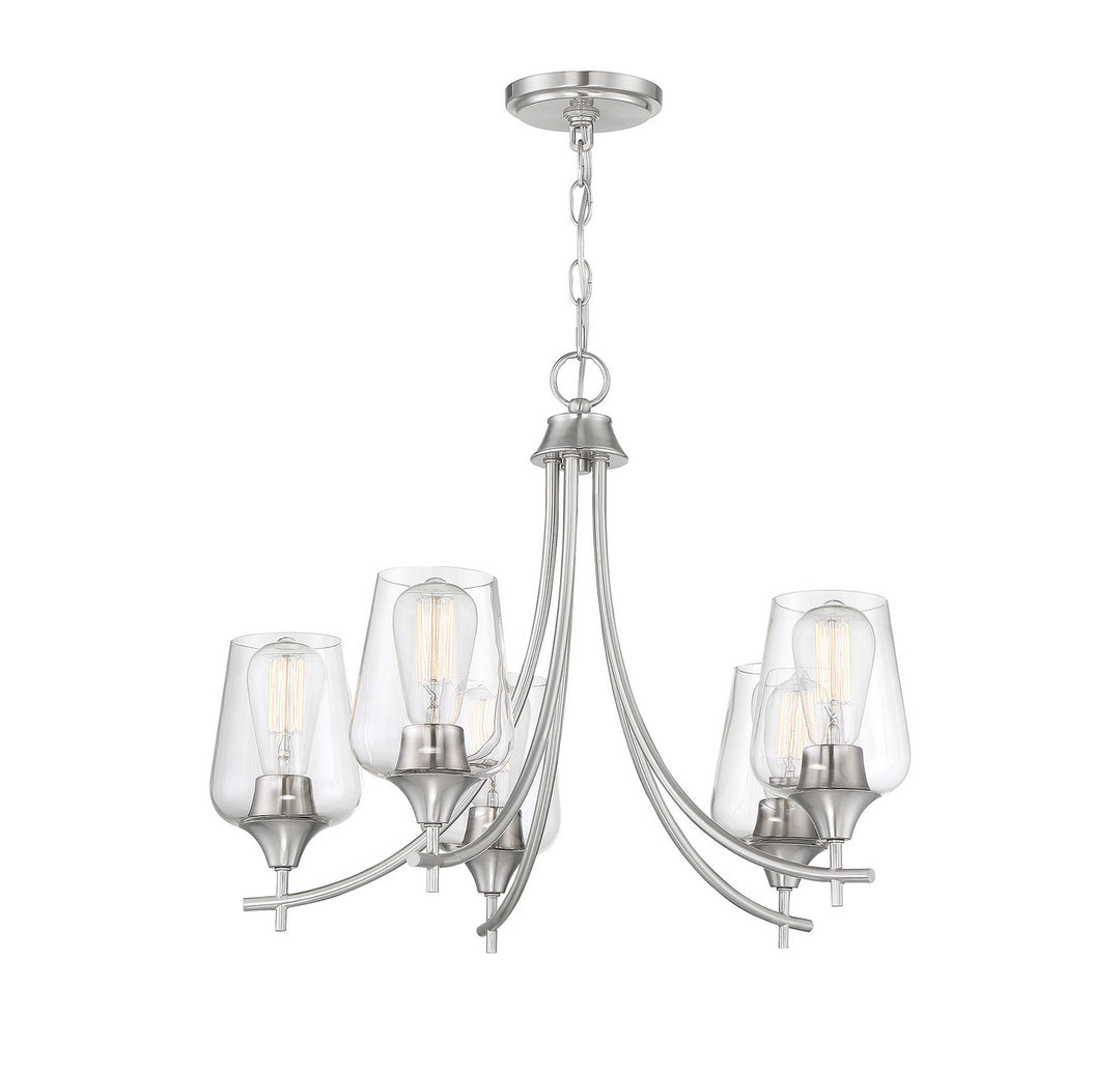 Savoy House Octave 1-4032-5-SN Chandelier Light - Satin Nickel