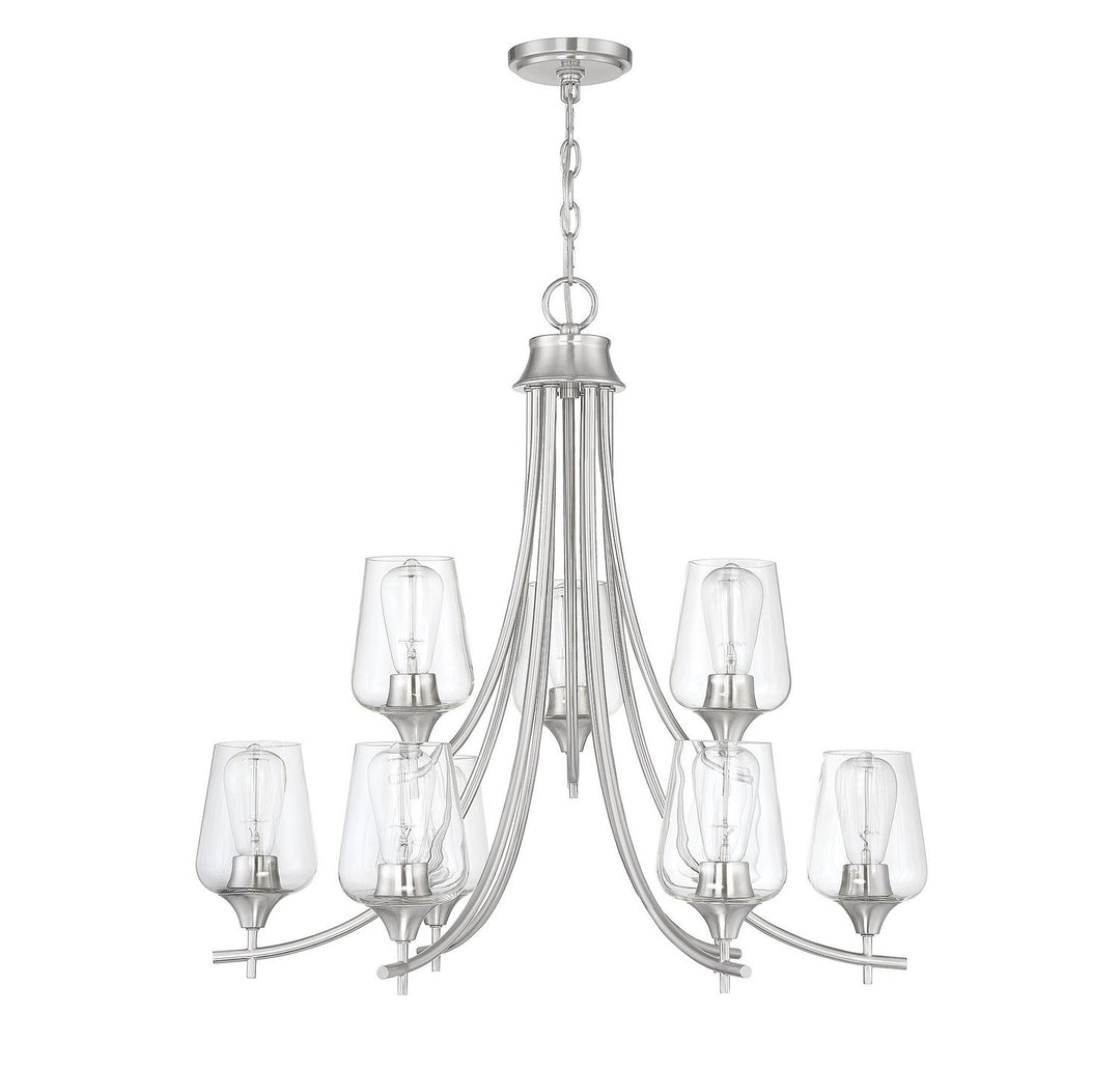 Savoy House Octave 1-4033-9-SN Chandelier Light - Satin Nickel