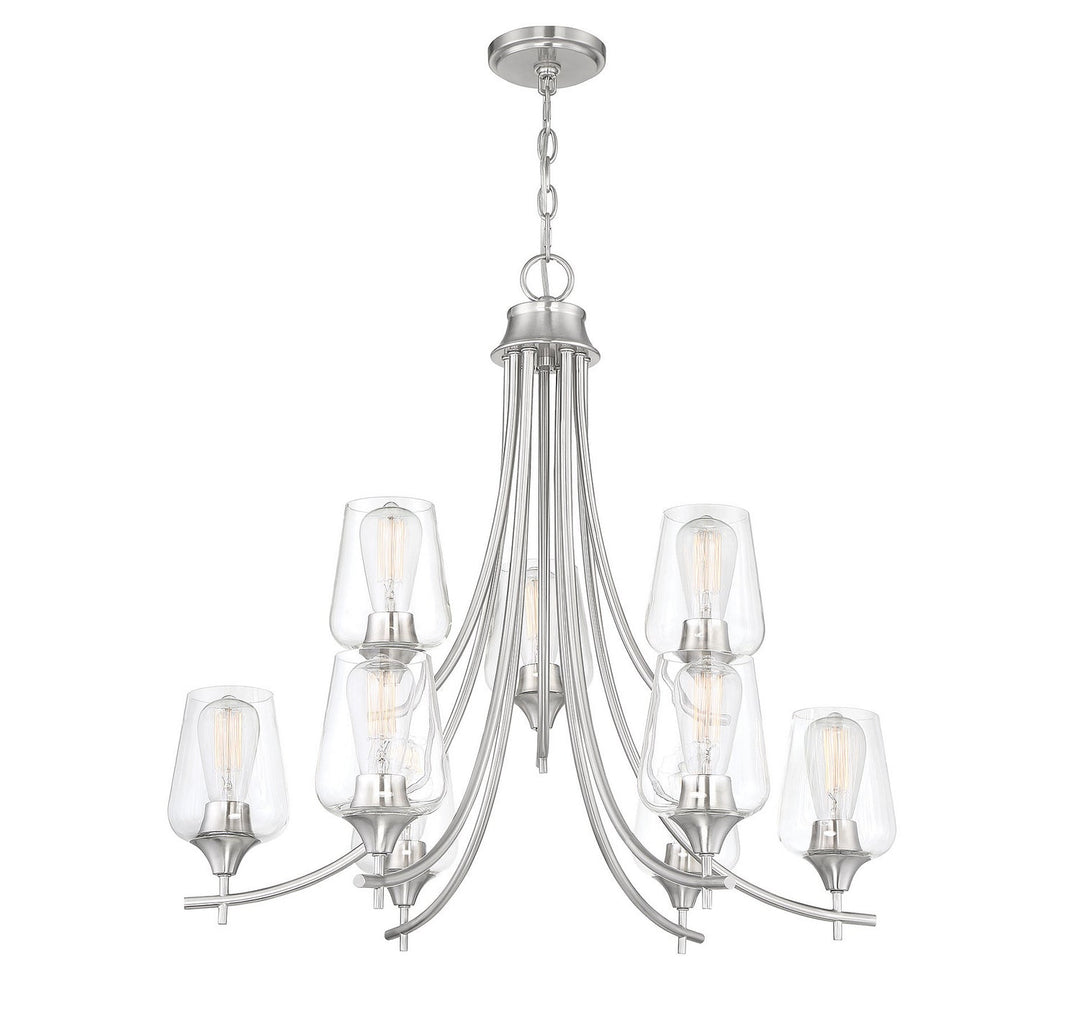 Savoy House Octave 1-4033-9-SN Chandelier Light - Satin Nickel