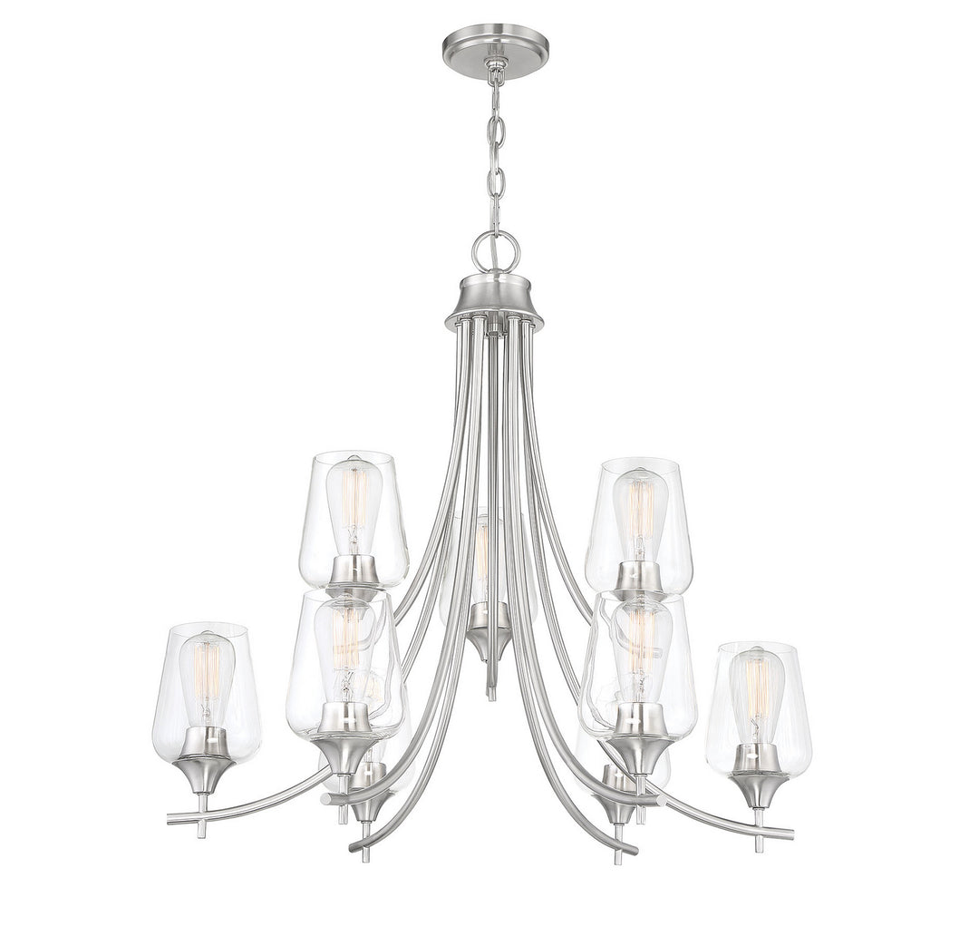 Savoy House Octave 1-4033-9-SN Chandelier Light - Satin Nickel