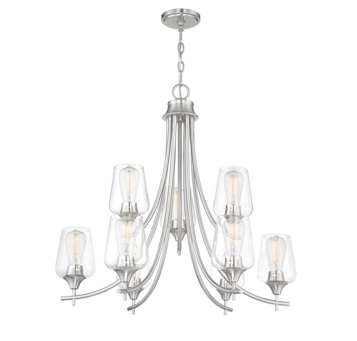 Savoy House Octave 1-4033-9-SN Chandelier Light - Satin Nickel