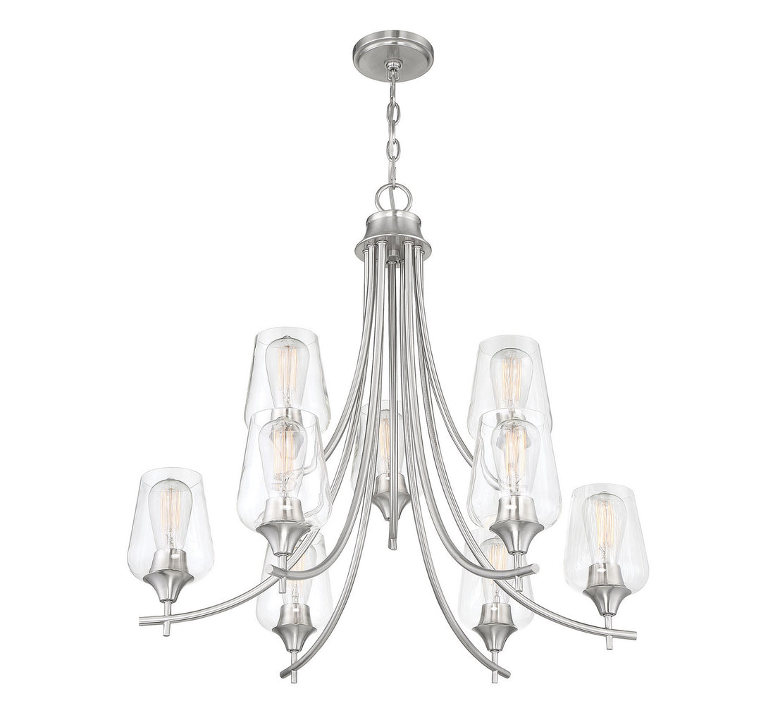 Savoy House Octave 1-4033-9-SN Chandelier Light - Satin Nickel