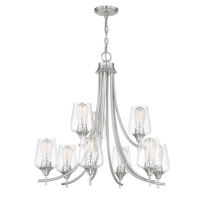 Savoy House Octave 1-4033-9-SN Chandelier Light - Satin Nickel