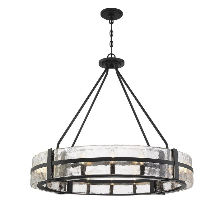 Savoy House Hudson 7-1851-12-89 Chandelier Light - Matte Black