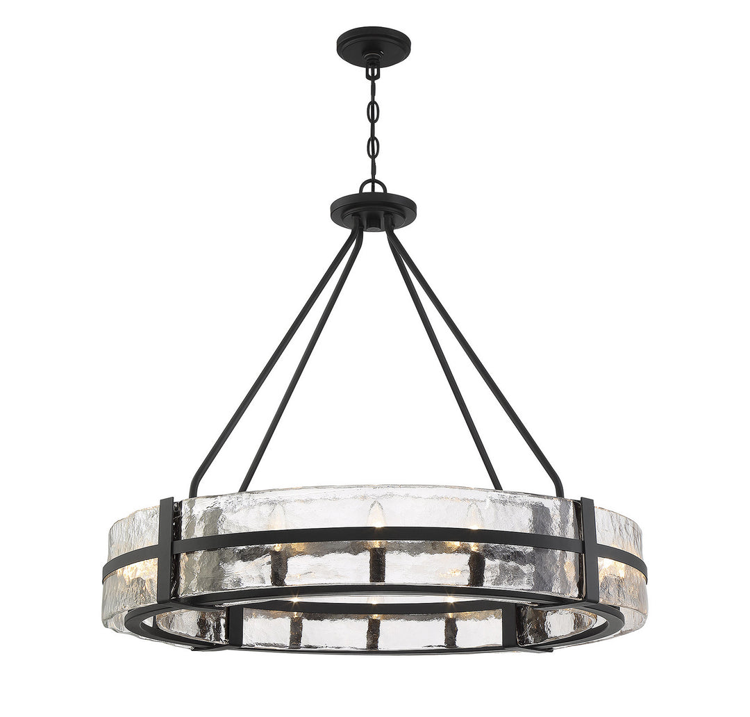 Savoy House Hudson 7-1851-12-89 Chandelier Light - Matte Black