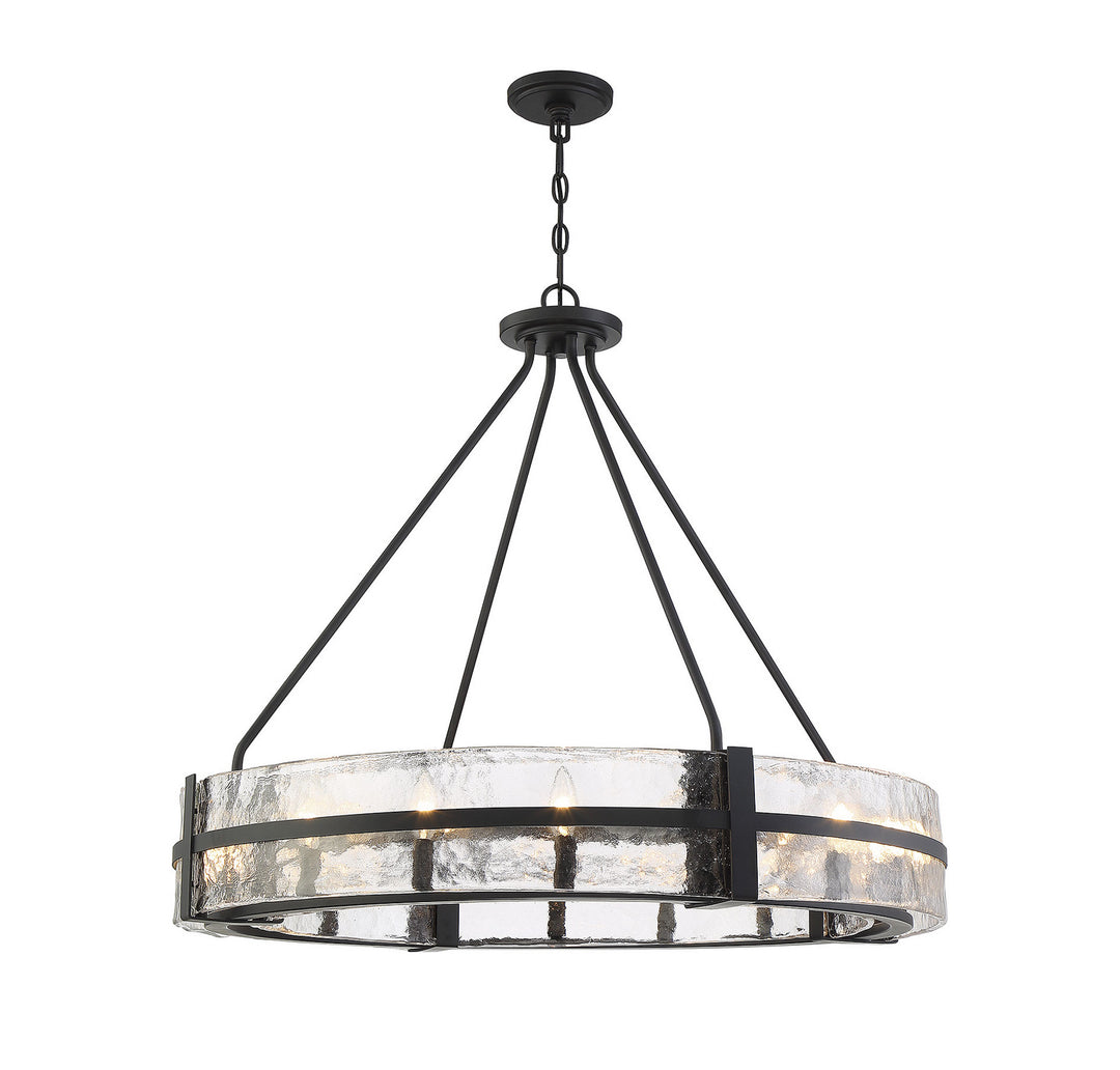 Savoy House Hudson 7-1851-12-89 Chandelier Light - Matte Black