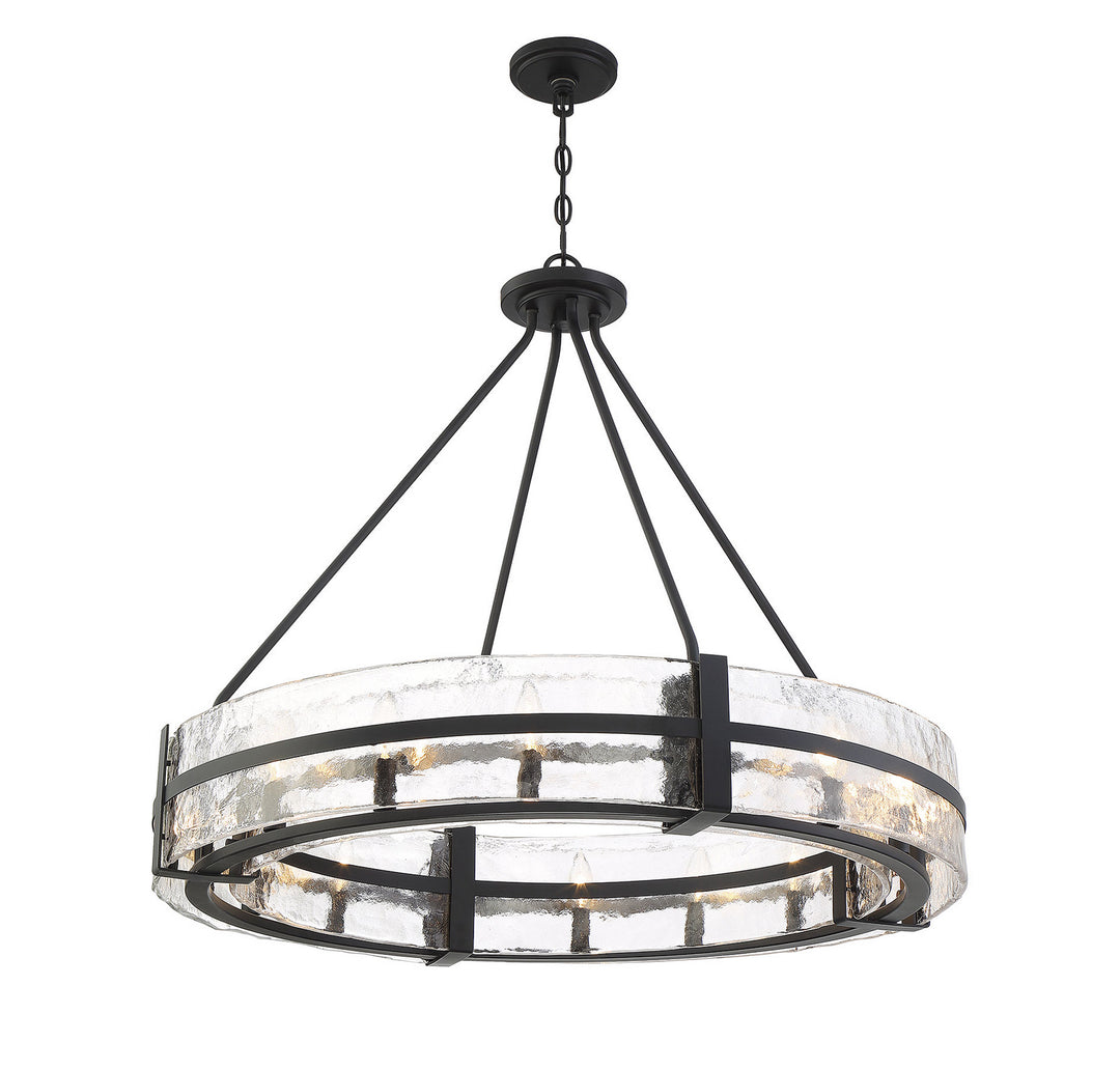 Savoy House Hudson 7-1851-12-89 Chandelier Light - Matte Black