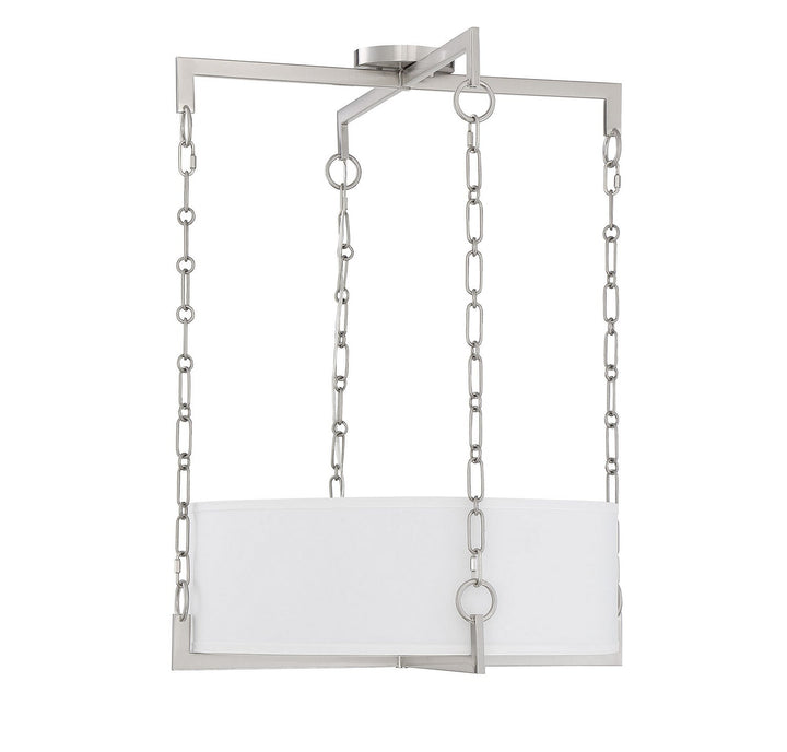 Savoy House Abbott 7-8401-4-SN Pendant Light - Satin Nickel