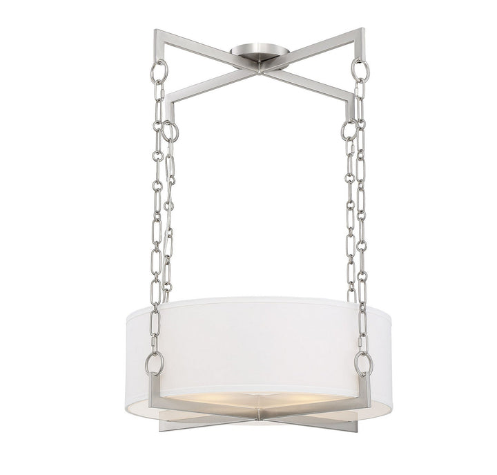 Savoy House Abbott 7-8401-4-SN Pendant Light - Satin Nickel