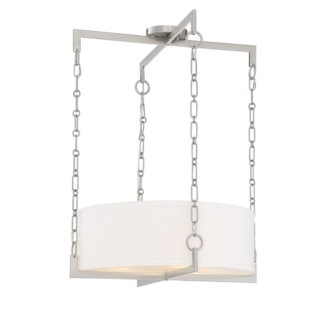 Savoy House Abbott 7-8401-4-SN Pendant Light - Satin Nickel