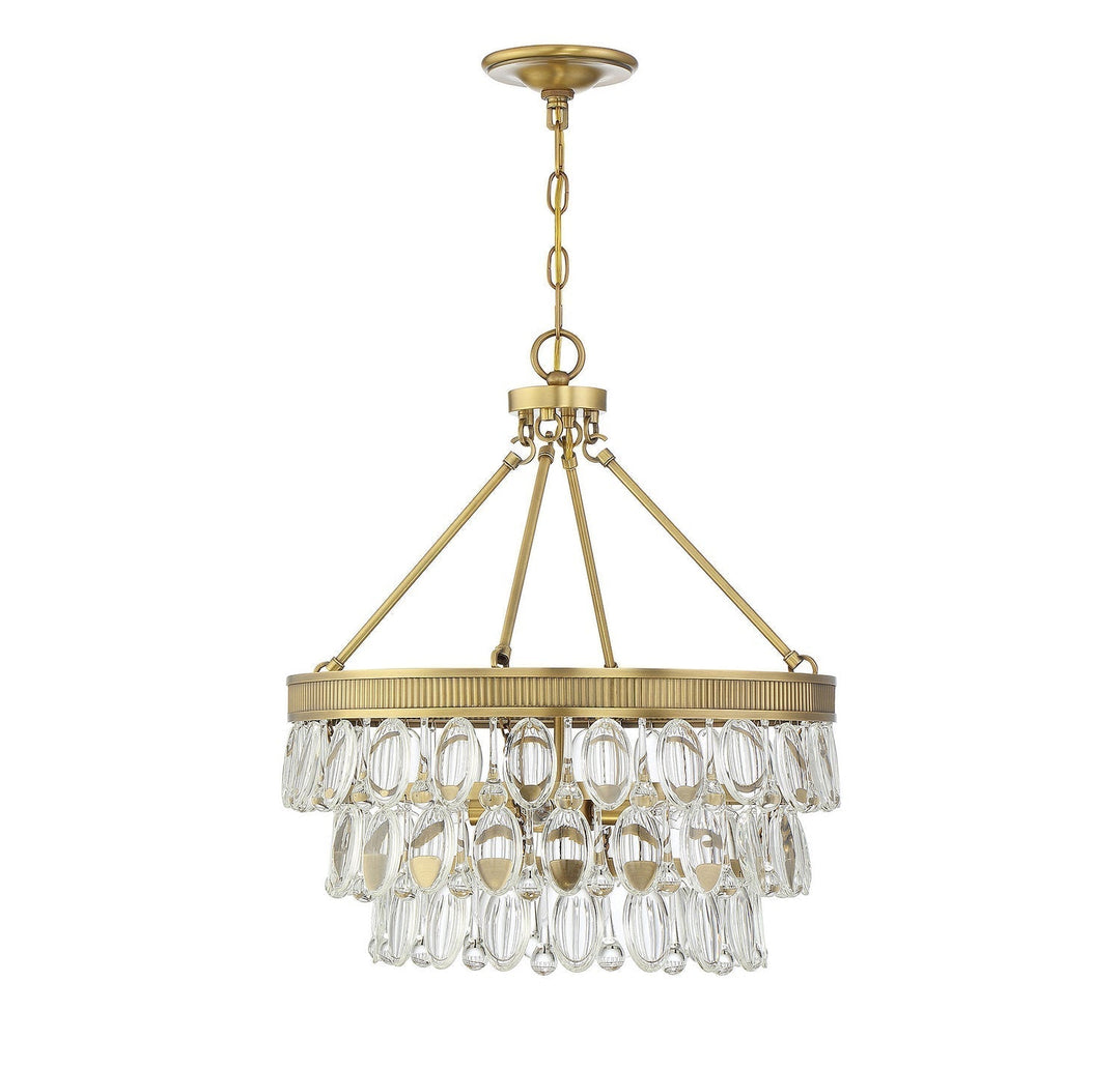 Savoy House Windham 7-8700-4-322 Chandelier Light - Warm Brass