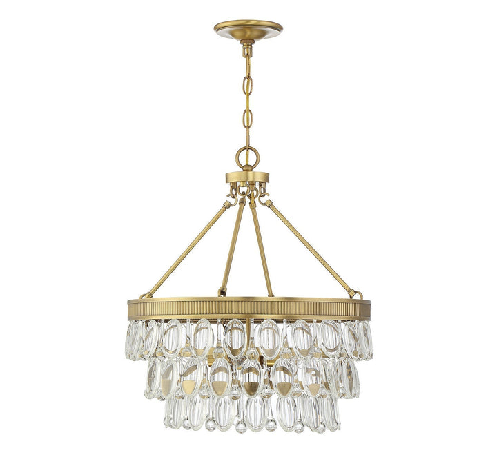 Savoy House Windham 7-8700-4-322 Chandelier Light - Warm Brass