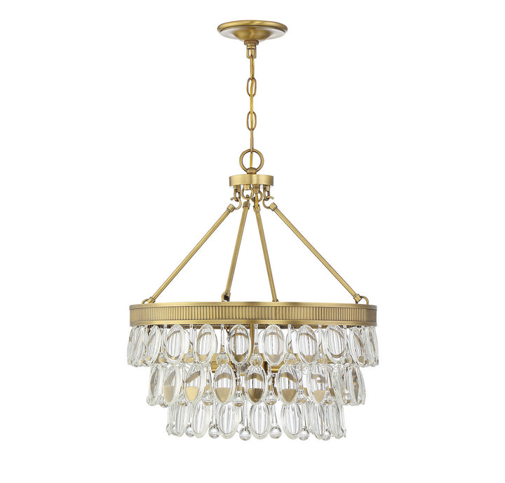 Savoy House Windham 7-8700-4-322 Chandelier Light - Warm Brass