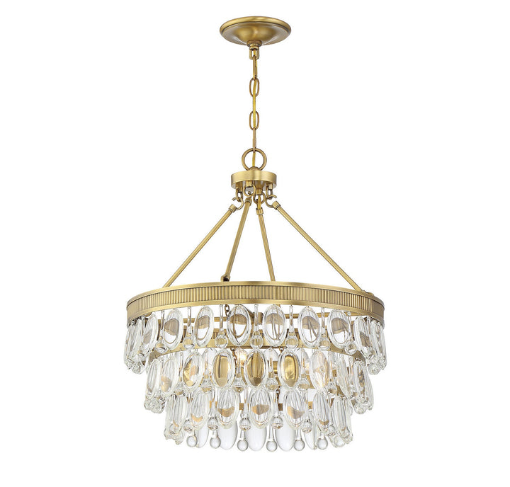 Savoy House Windham 7-8700-4-322 Chandelier Light - Warm Brass
