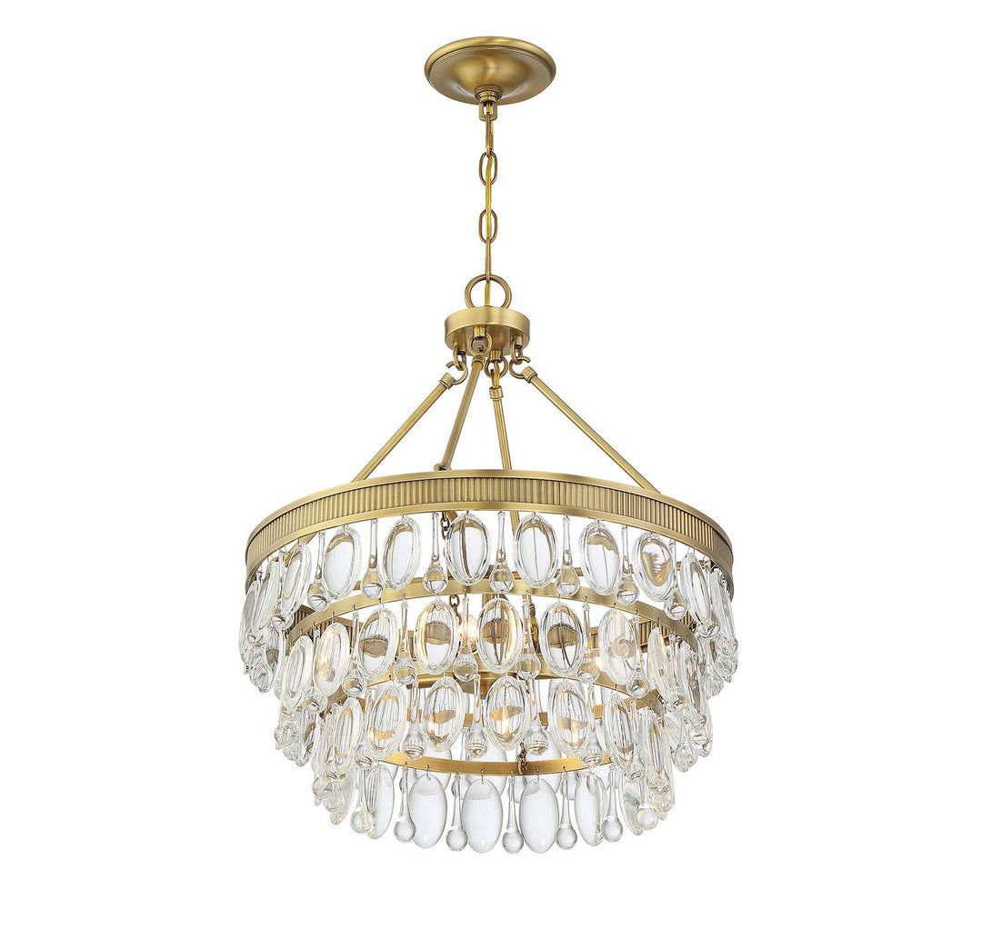 Savoy House Windham 7-8700-4-322 Chandelier Light - Warm Brass