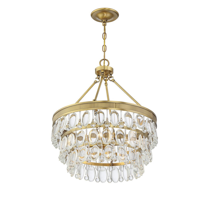 Savoy House Windham 7-8700-4-322 Chandelier Light - Warm Brass