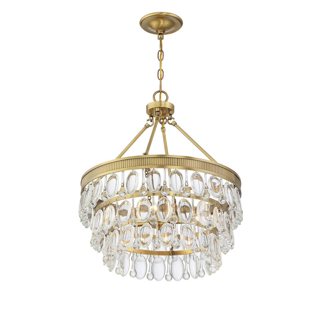 Savoy House Windham 7-8700-4-322 Chandelier Light - Warm Brass