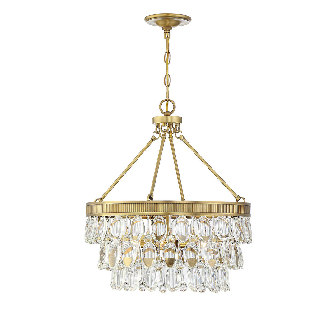 Savoy House Windham 7-8700-4-322 Chandelier Light - Warm Brass