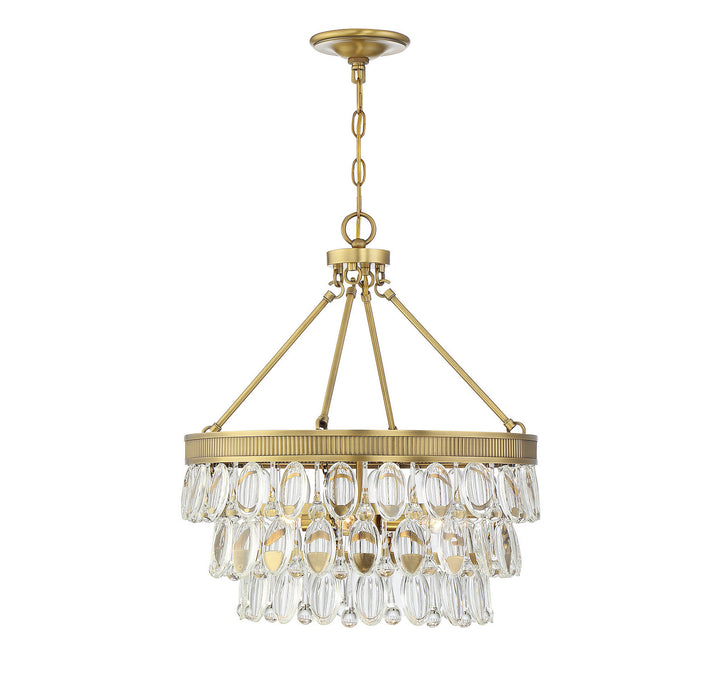 Savoy House Windham 7-8700-4-322 Chandelier Light - Warm Brass