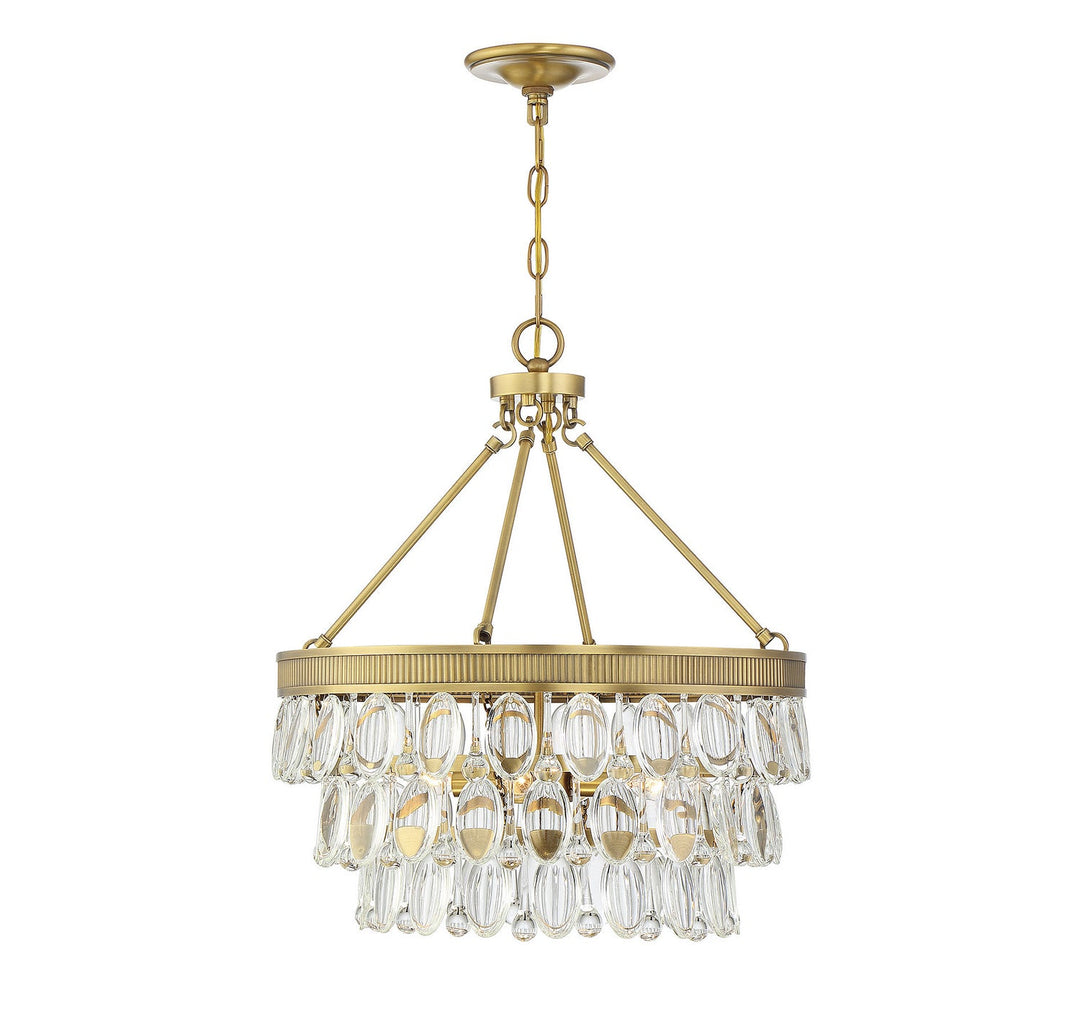 Savoy House Windham 7-8700-4-322 Chandelier Light - Warm Brass
